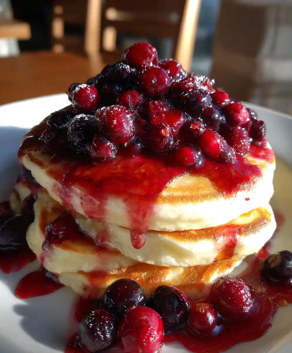 Best Fluffy Pancake Recipe Cloud Stack With Berry Rubies 5 best fluffy pancake recipe Cloud Stack with Berry Rubies