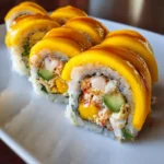 California Roll Recipe With Mango Ribbon Inside 1761489096.9427583