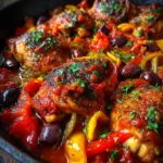 Chicken Cacciatore Recipe With Pepperonata Red And Olive Green 1760959931.928785