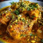 Chicken Korma Recipe Saffron Cream With Pistachio Scatter 1761850668.0313091