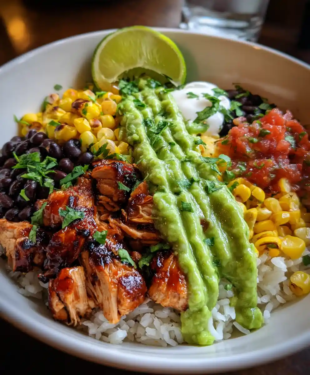 Chipotle Bowl Recipe With Charred Corn And Guac Stripes 5 chipotle bowl recipe with Charred Corn and Guac Stripes