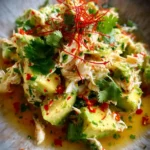 Crab Salad Recipe With Avocado Lime And Chili Threads 1760782624.9183059