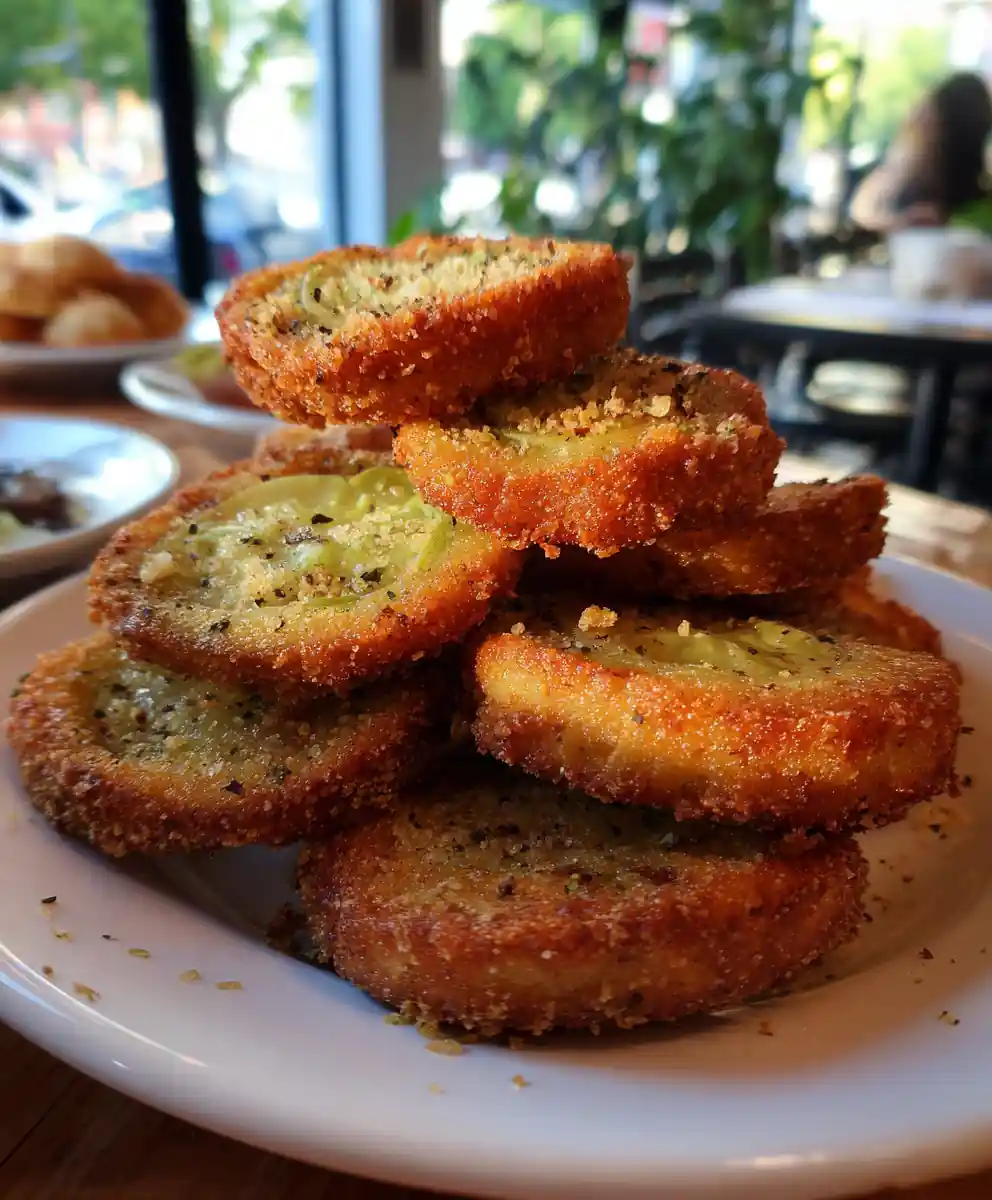 Fried Green Tomatoes Recipe With Red Pepper Cornmeal Crust 5 fried green tomatoes recipe With Red Pepper Cornmeal Crust