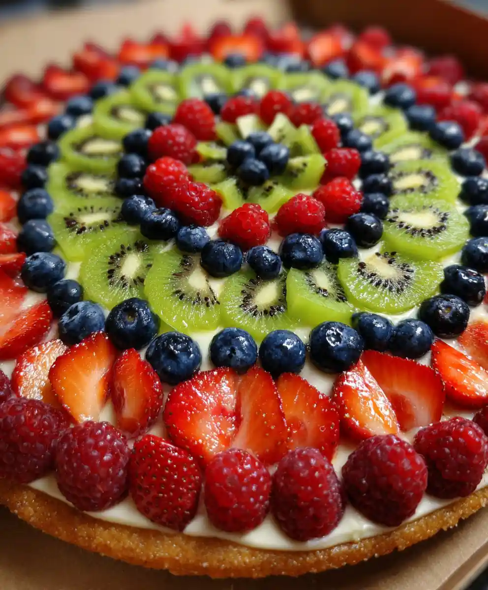 Fruit Pizza Recipe With Kiwi And Berry Mosaic 5 fruit pizza recipe With Kiwi and Berry Mosaic