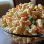 Hawaiian Mac Salad Recipe With Carrot And Pea Confetti 1761483459.3357239