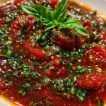 Marinara Sauce Recipe Roasted Tomato Crimson With Basil Oil 1760779575.4721277
