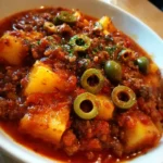 Picadillo Recipe Tomato Red With Olive Green 1760958890.233998