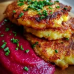 Potato Pancake Recipe With Beet Applesauce And Chive Green 6 Potato Pancake Recipe With Beet Applesauce And Chive Green 1760963502.9190917