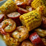 Shrimp Boil Recipe With Cajun-Red Butter And Corn Gold 6 Shrimp Boil Recipe With Cajun Red Butter And Corn Gold 1760960137.0046775