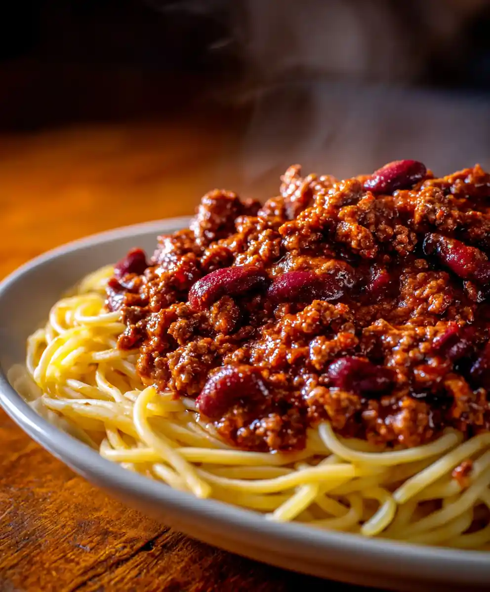 skyline chili recipe Cincy-Style Over Spaghetti with Fire-Red Beans