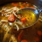 Turkey Soup Recipe Golden Broth With Carrot Coins 1760958577.1477995