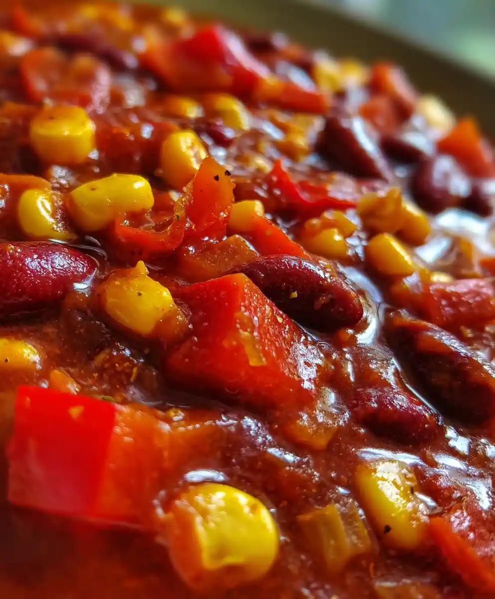 Vegetarian Chili Recipe Smoky Tomato Red With Corn Gold 5 vegetarian chili recipe Smoky Tomato Red with Corn Gold