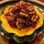 Baked Acorn Squash Recipe With Cranberry Pecan Crown 6 Baked Acorn Squash Recipe With Cranberry Pecan Crown 1762484163.866182