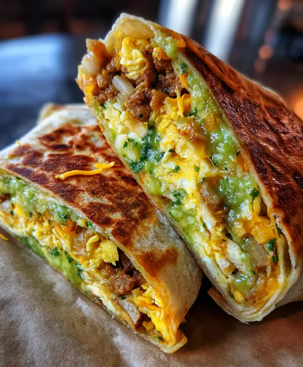 Best Breakfast Burrito Recipe With Salsa Verde Stripe 5 best breakfast burrito recipe With Salsa Verde Stripe