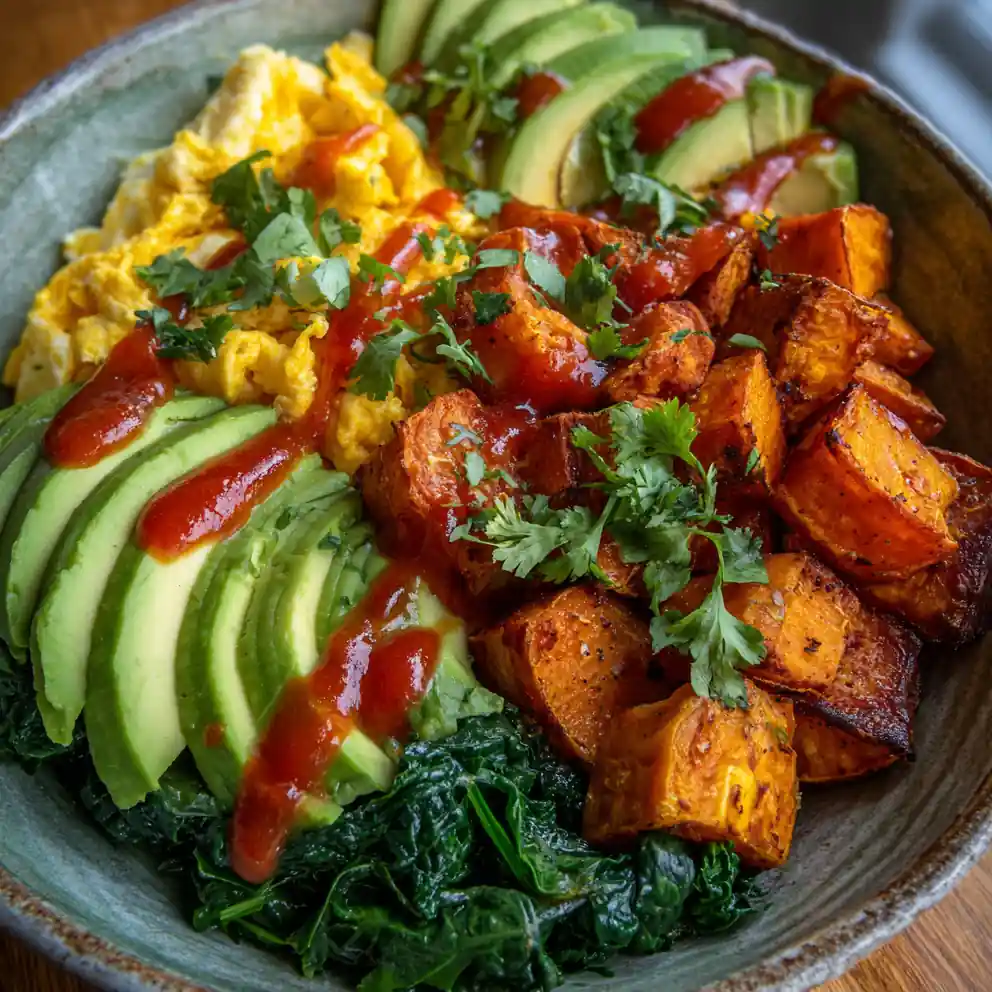 Breakfast Bowl Recipe With Turmeric Sweet Potato Cubes 4 breakfast bowl recipe With Turmeric Sweet Potato Cubes