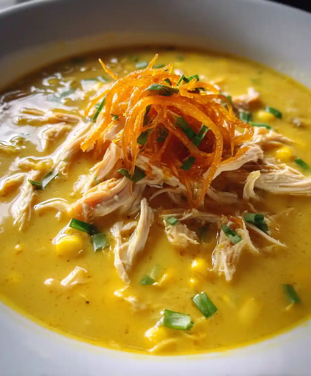 chicken corn soup recipe With Saffron Sweet Corn Swirl