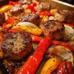 Chicken Sausage Recipe With Roasted Red Pepper Coins 1762470431.974842