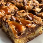 Chocolate Chip Cookie Bars Recipe With Caramel Pool Swirl 1762481029.552336