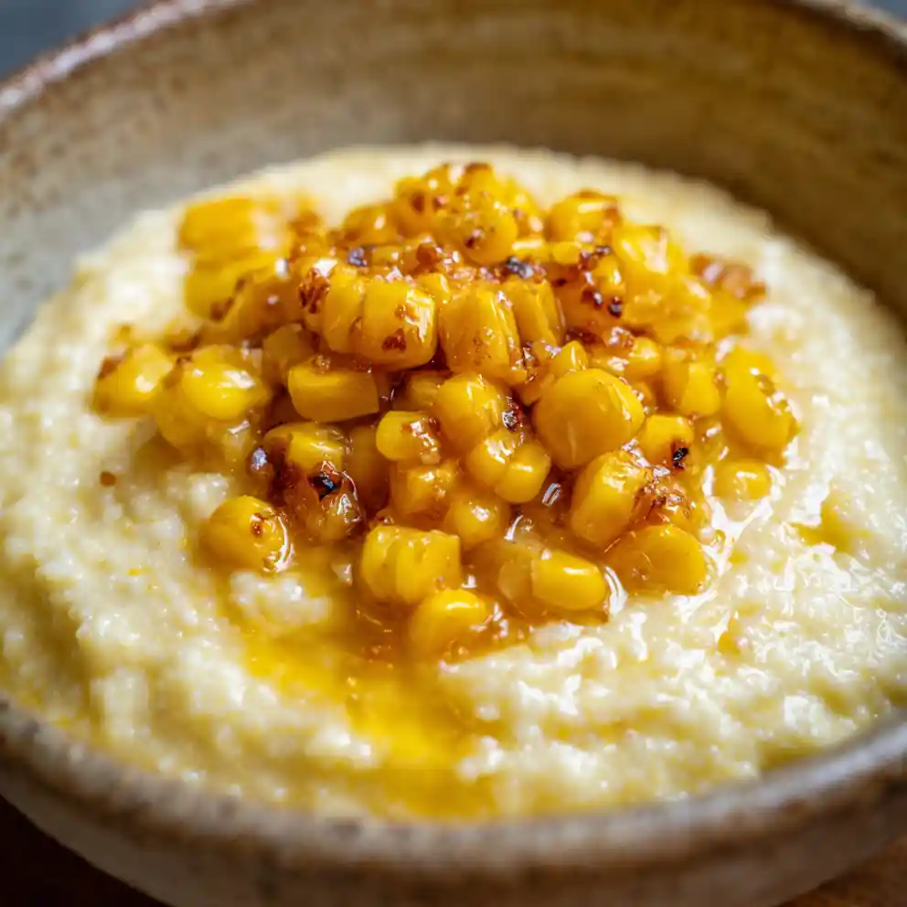 Creamy Grits Recipe With Sweet Corn Butter Pool 4 creamy grits recipe With Sweet Corn Butter Pool