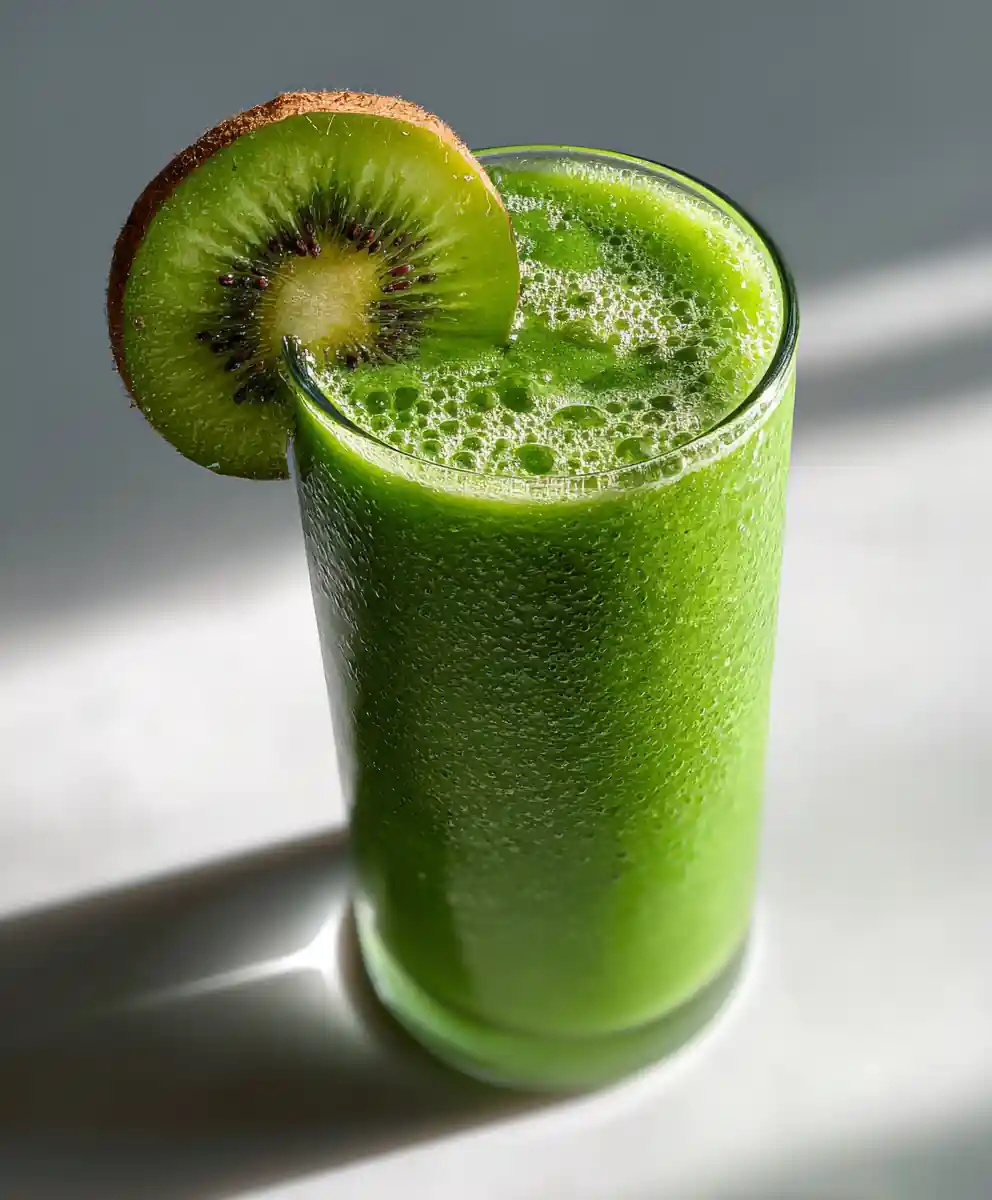 detox smoothie recipe With Spinach Kiwi Glow