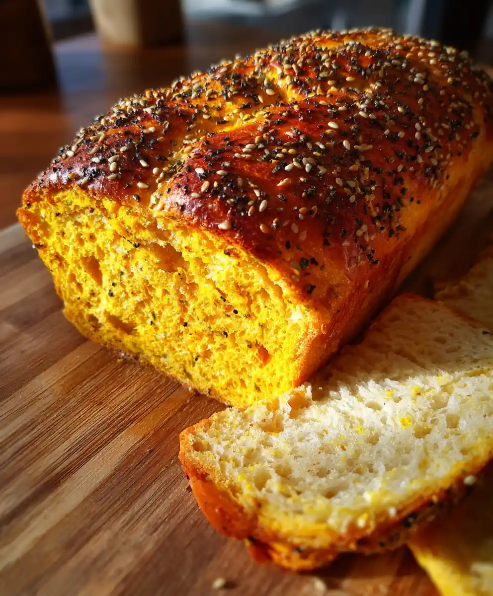 easy bread recipe with yeast With Turmeric Seed Crust
