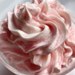 Ermine Frosting Recipe Strawberry Ribboned Cloud With Pink Veins 1762029244.028012