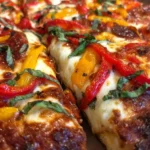 Pan Pizza Recipe With Roasted Pepper Ribbons 1762641212.7795734