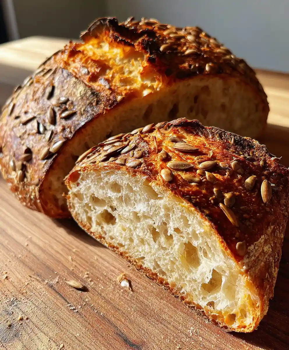 peasant bread recipe With Sunseed Crust