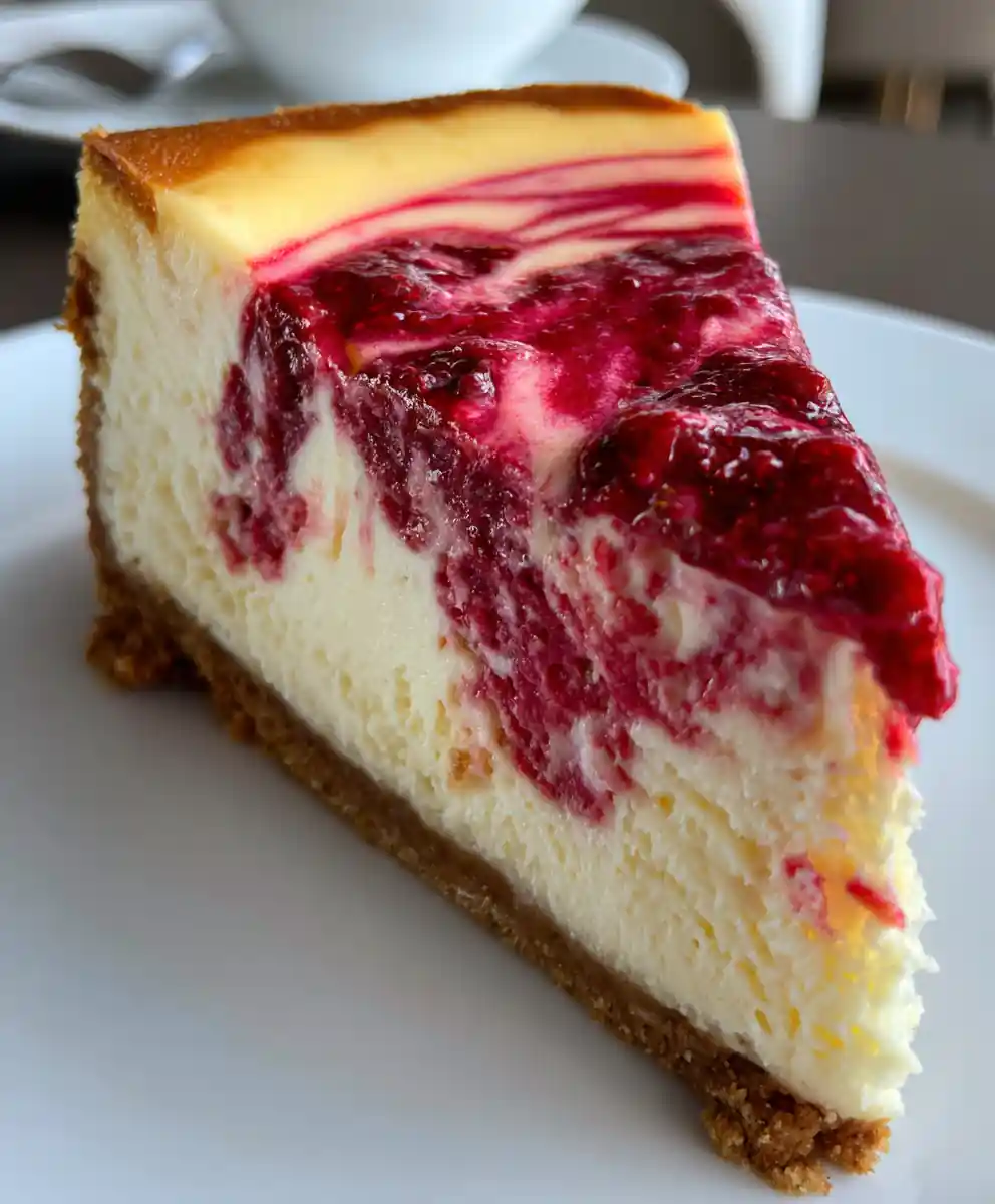 Raspberry Cheesecake Recipe With Ruby Swirl Topping 5 raspberry cheesecake recipe With Ruby Swirl Topping