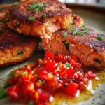 Salmon Patties Recipe With Canned Salmon With Red Pepper Relish 6 Salmon Patties Recipe With Canned Salmon With Red Pepper Relish 1762643314.8454735