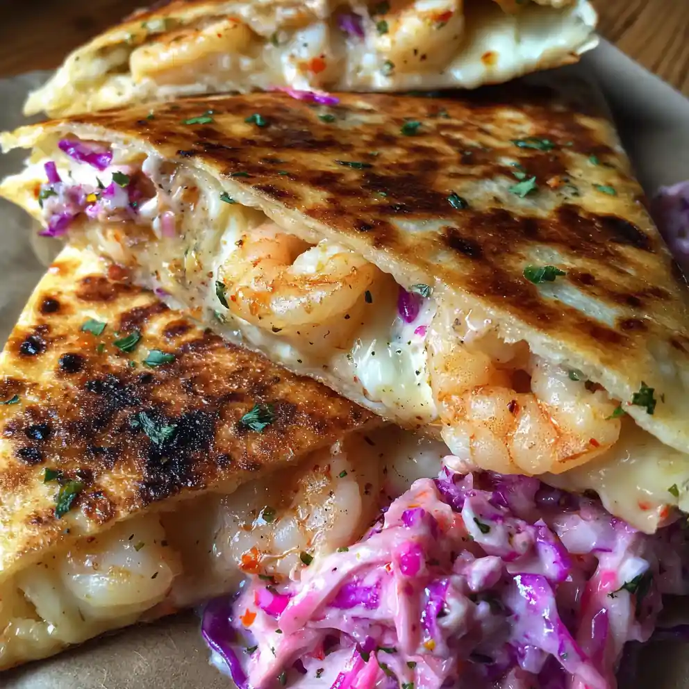 Shrimp Quesadilla Recipe With Chipotle Lime Pink Slaw 1762415273.4494357