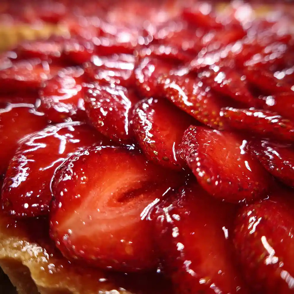 Strawberry Tart Recipe With Glazed Ruby Fan 4 strawberry tart recipe With Glazed Ruby Fan