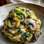 Spinach Mushroom Orzo Recipe 1765623665.751242