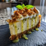 Basil Infused Triple Lemon Meringue Cheesecake 1767830463.978381