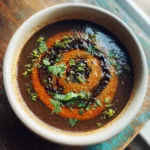 Black Bean And Lentil Soup With Roasted Red Pepper Swirl 1767823592.2202897
