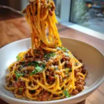 Cajun Beef Spaghetti With Creamy Three Cheese Parmesan Swirl 1767855386.053231