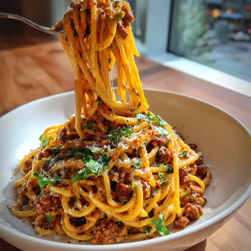 Cajun Beef Spaghetti With Creamy Three Cheese Parmesan Swirl 3 Cajun Beef Spaghetti With Creamy Three Cheese Parmesan Swirl 1767855386.053231