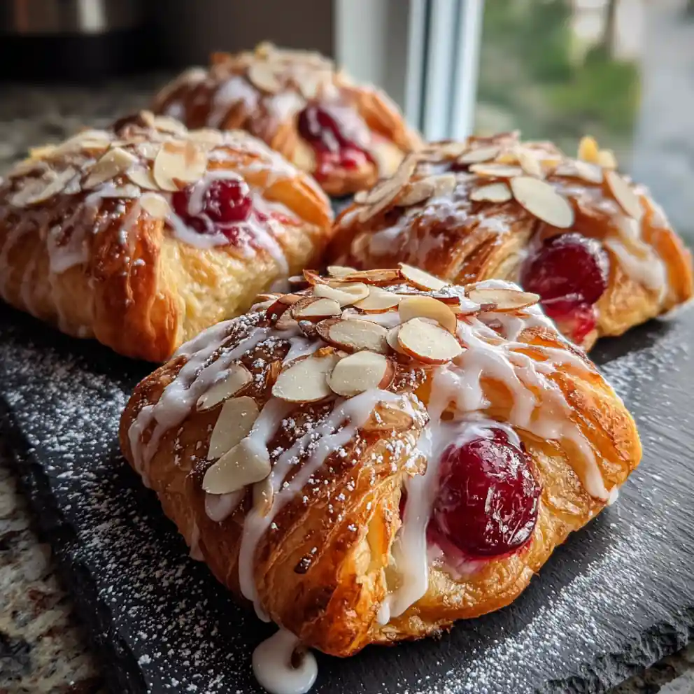 Cardamom Almond Swirl Cherry Cheese Danish 4 Cardamom Almond Swirl Cherry Cheese Danish