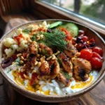Charred Lemon Garlic Greek Chicken Bowls With Crispy Veggies 1767833774.0633583