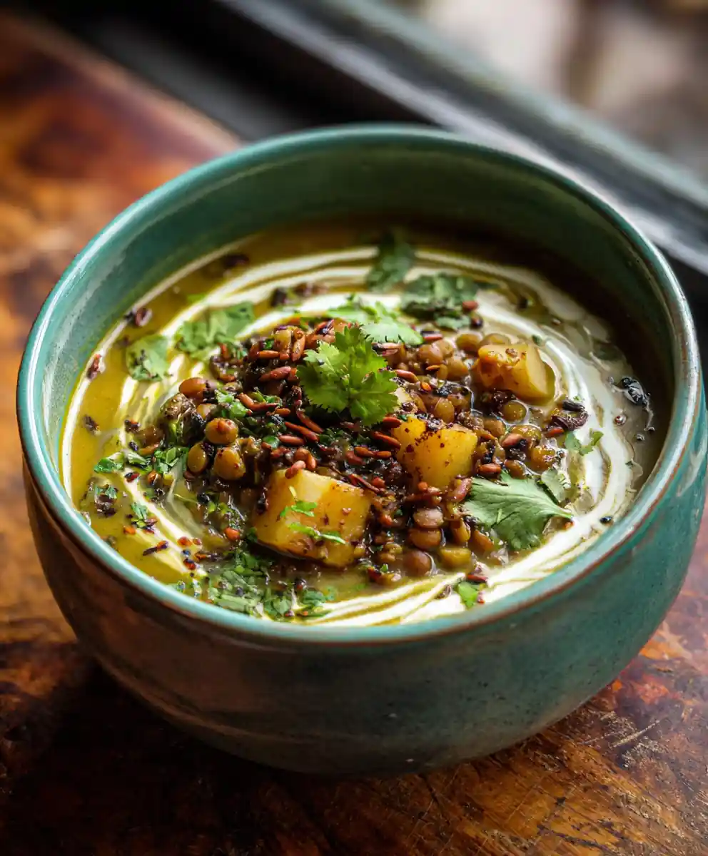 Coconut Lime Swirled Lentil And Potato Soup 5 Coconut Lime Swirled Lentil and Potato Soup