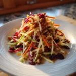 Crisp Apple Cranberry Coleslaw With Ginger Lemon Honey Mustard Drizzle 1767808011.0794358