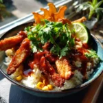 Cuban Chicken Black Bean Rice Bowls With Smoky Chipotle Puree 1767828549.8775418