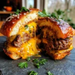 Garlic Parmesan Cheeseburger Bombs With Herb Butter Drizzle 1767856535.4044712