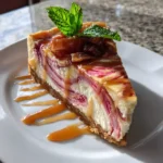 Ginger Swirled Rhubarb Cheesecake With Caramelized Topping 1767861046.91456