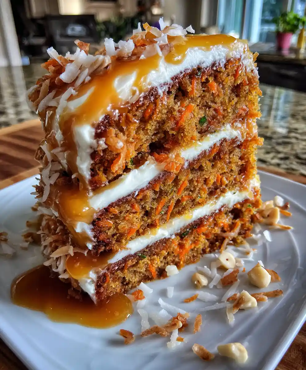 Hawaiian Carrot Pineapple Cake With Lime Coconut Cream Cheese Swirl 5 Hawaiian Carrot Pineapple Cake with Lime Coconut Cream Cheese Swirl