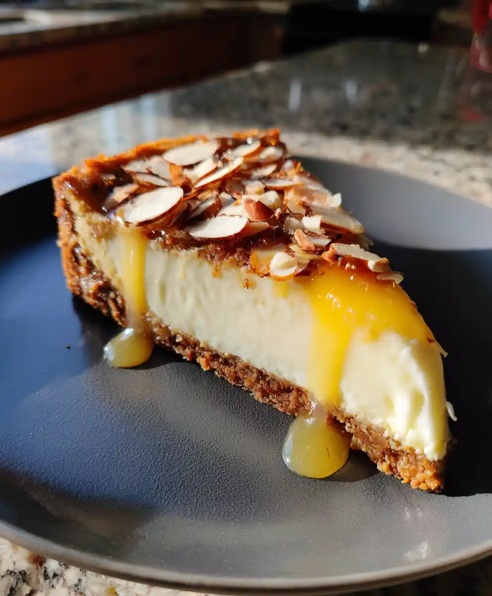 Honey Bun Cheesecake With Spiced Ginger Honey Glaze 5 Honey Bun Cheesecake with Spiced Ginger Honey Glaze