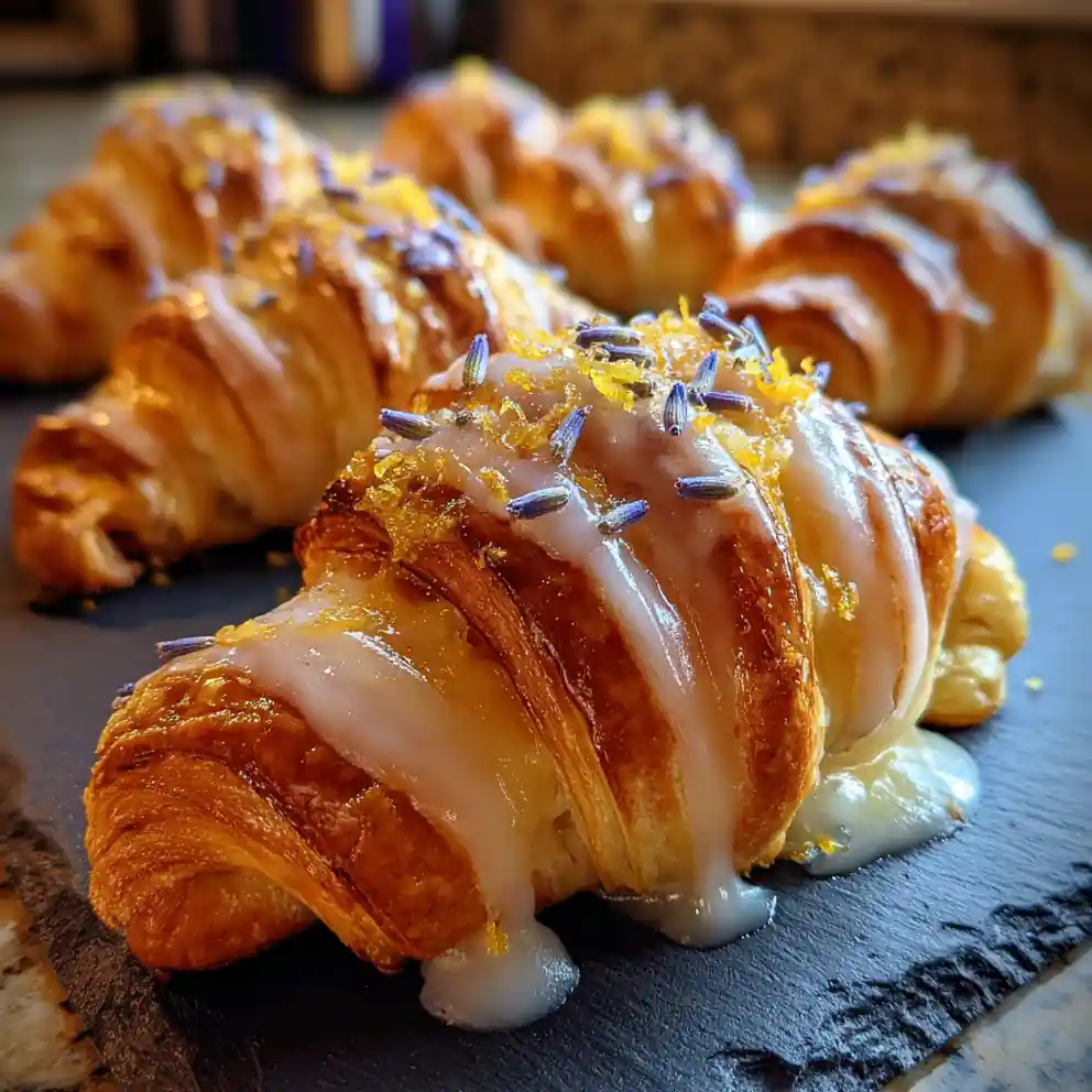Lavender Swirled Lemon Cheesecake Crescent Rolls 4 Lavender Swirled Lemon Cheesecake Crescent Rolls