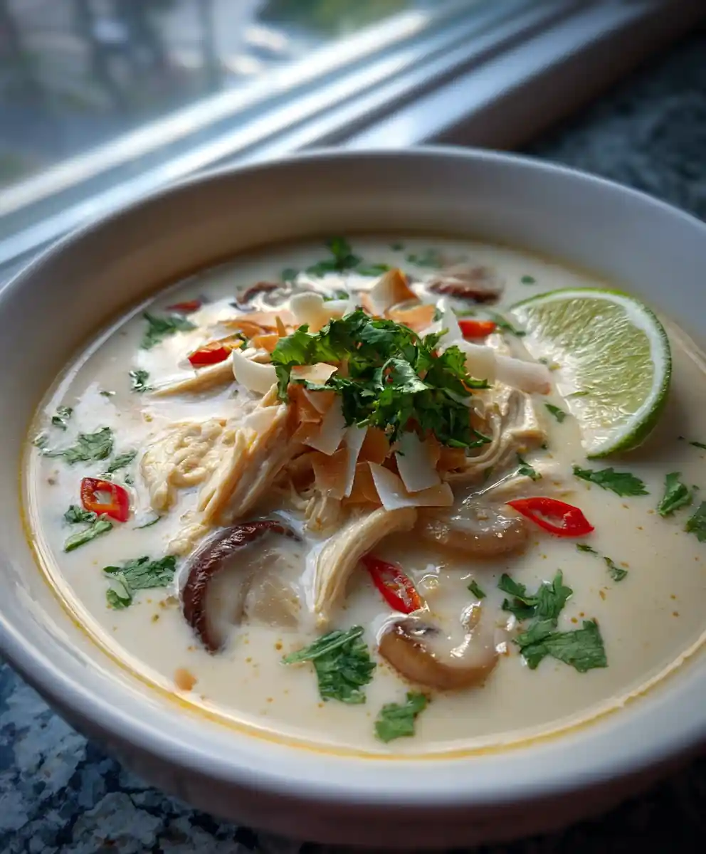 Lemongrass Coconut Cream Tom Kha Gai Soup 5 Lemongrass Coconut Cream Tom Kha Gai Soup