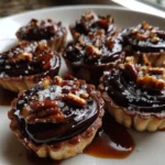 Mini Pecan Chocolate Tarts With Espresso Caramel Swirl 1767834462.1875105