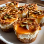 Mini Pumpkin Cheesecake Bites With Spiced Maple Caramel Swirl 1767850290.6406121